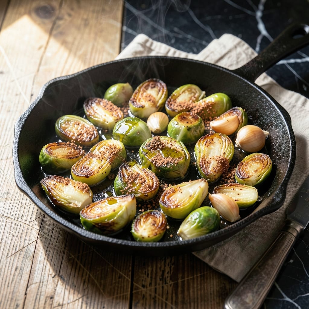 Frozen Brussels Sprouts Recipe Skillet: Crispy Edges and Tender Centers