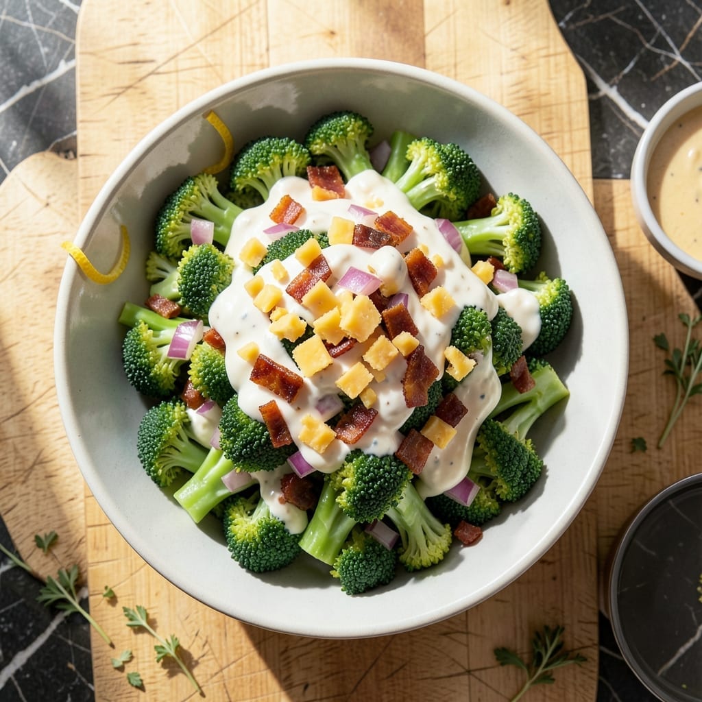 Costco Broccoli Salad Recipe: Crunchy Sweetness With Bacon and Cheese