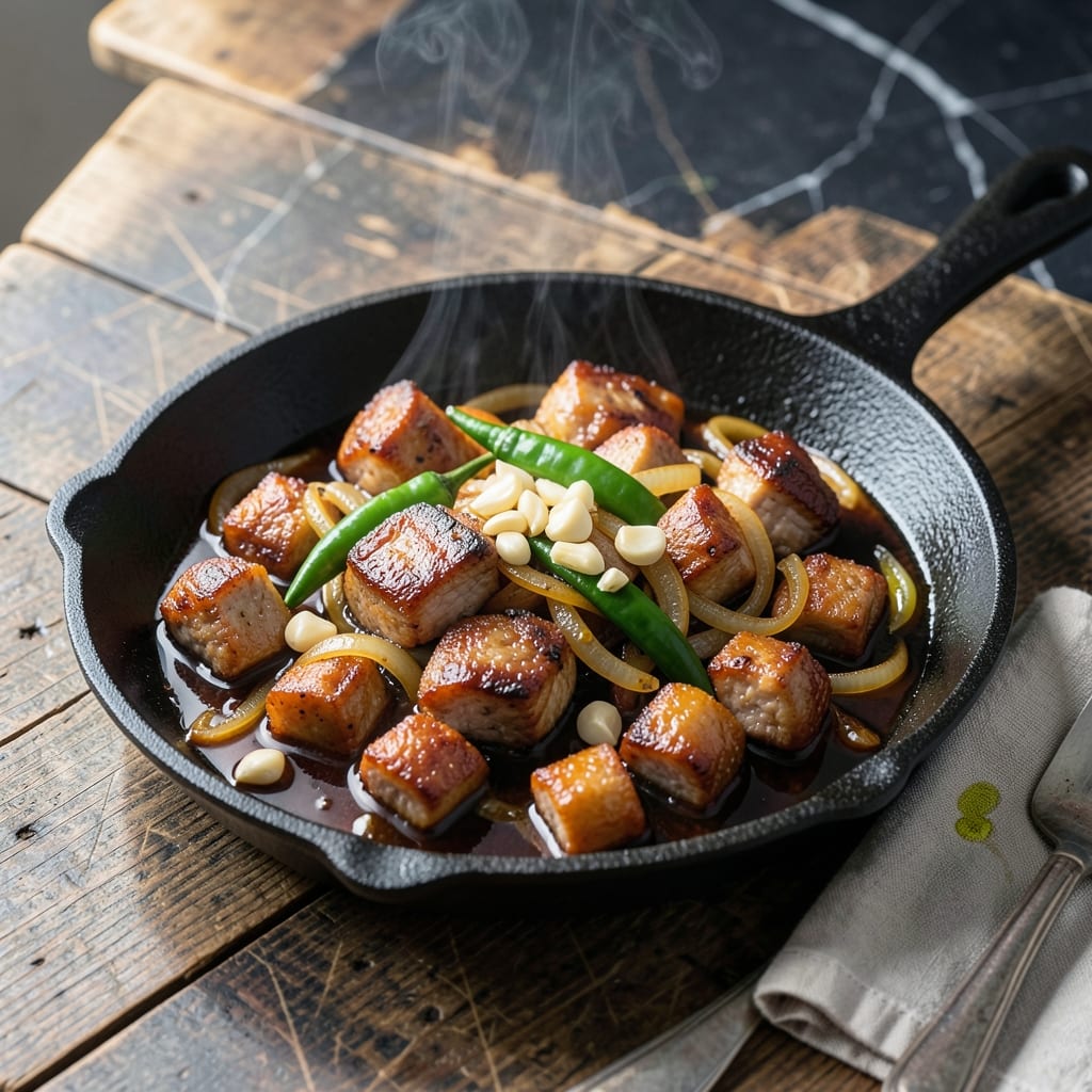 Pork Sisig Recipe Without Liver: Savory Pork Belly With Calamansi Kick Pork Sisig Recipe Without Liver: Savory Pork Belly With Calamansi Kick