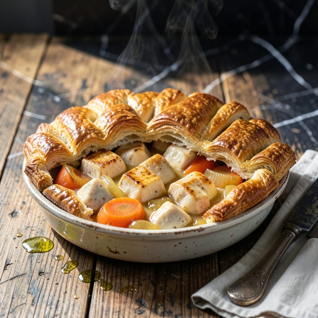 Best Chicken Pot Pie Recipe Puff Pastry: Golden Crust With Creamy Vegetable Filling