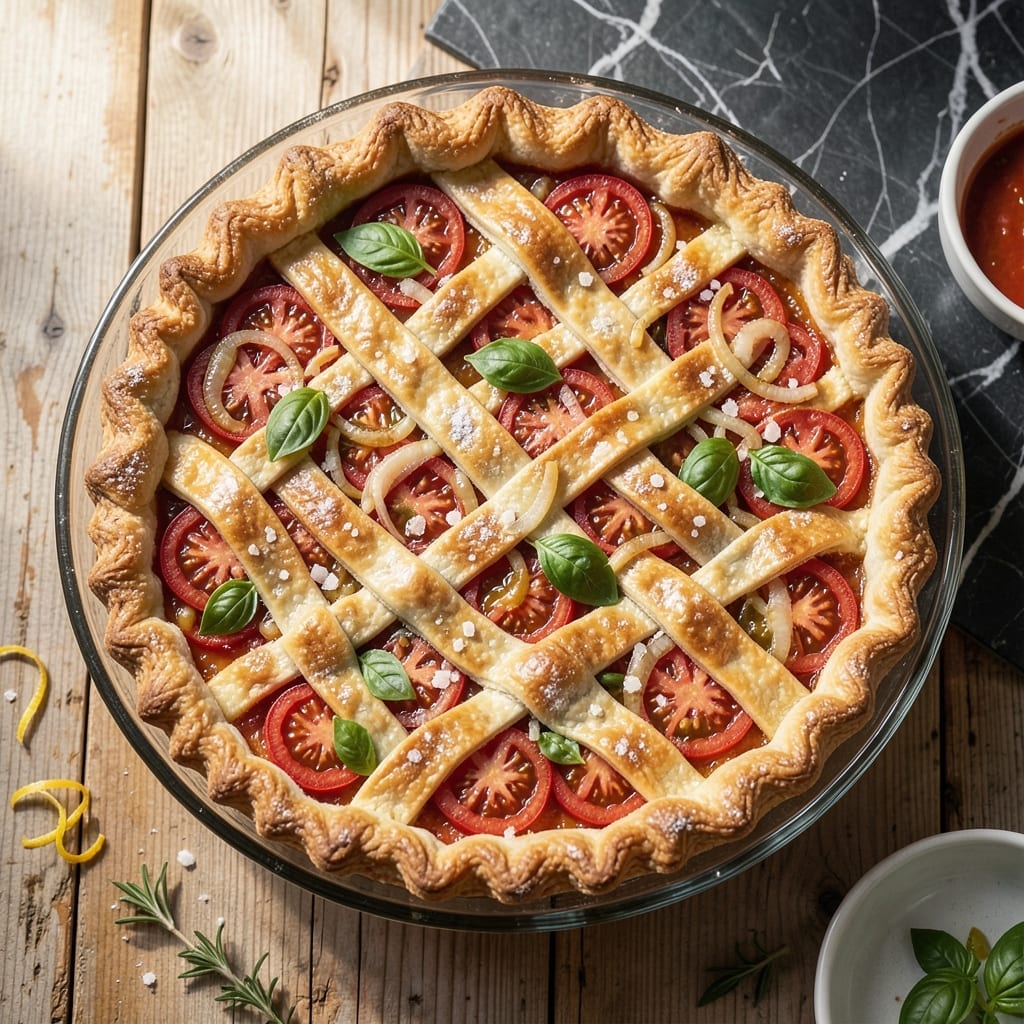 Paula Deen's Tomato Pie Recipe: Savory Summer Layers With Basil