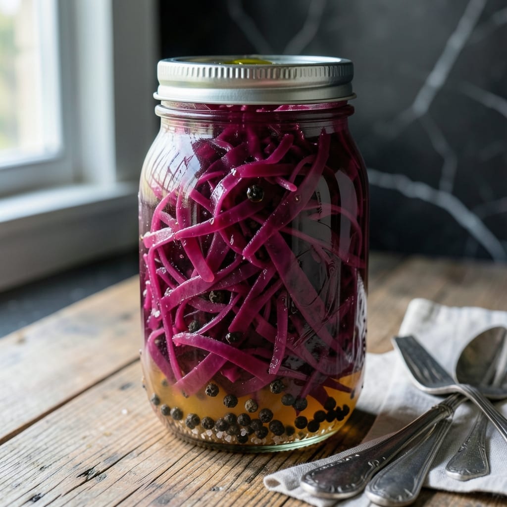 Pickled Red Cabbage Recipe UK: Vibrant Tangy Crunch in Jars Pickled Red Cabbage Recipe UK: Vibrant Tangy Crunch in Jars
