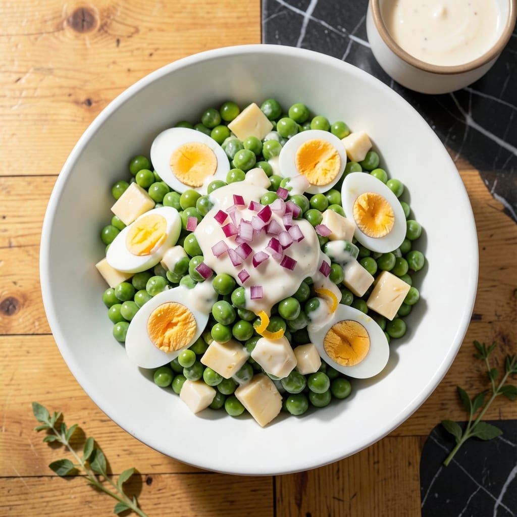 Pea Salad Recipe With Egg: Classic Creamy Picnic Favorite Pea Salad Recipe With Egg: Classic Creamy Picnic Favorite