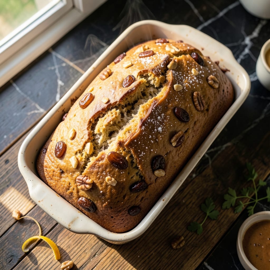 Thomas Date Nut Bread Recipe: Sweet and Spiced Loaf With Walnut Crunch Thomas Date Nut Bread Recipe: Sweet and Spiced Loaf With Walnut Crunch