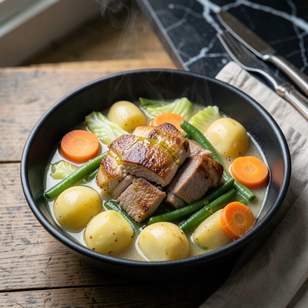Pork Nilagang Baboy Recipe Ingredients: Filipino-Style Hearty Stew with Pork and Vegetables