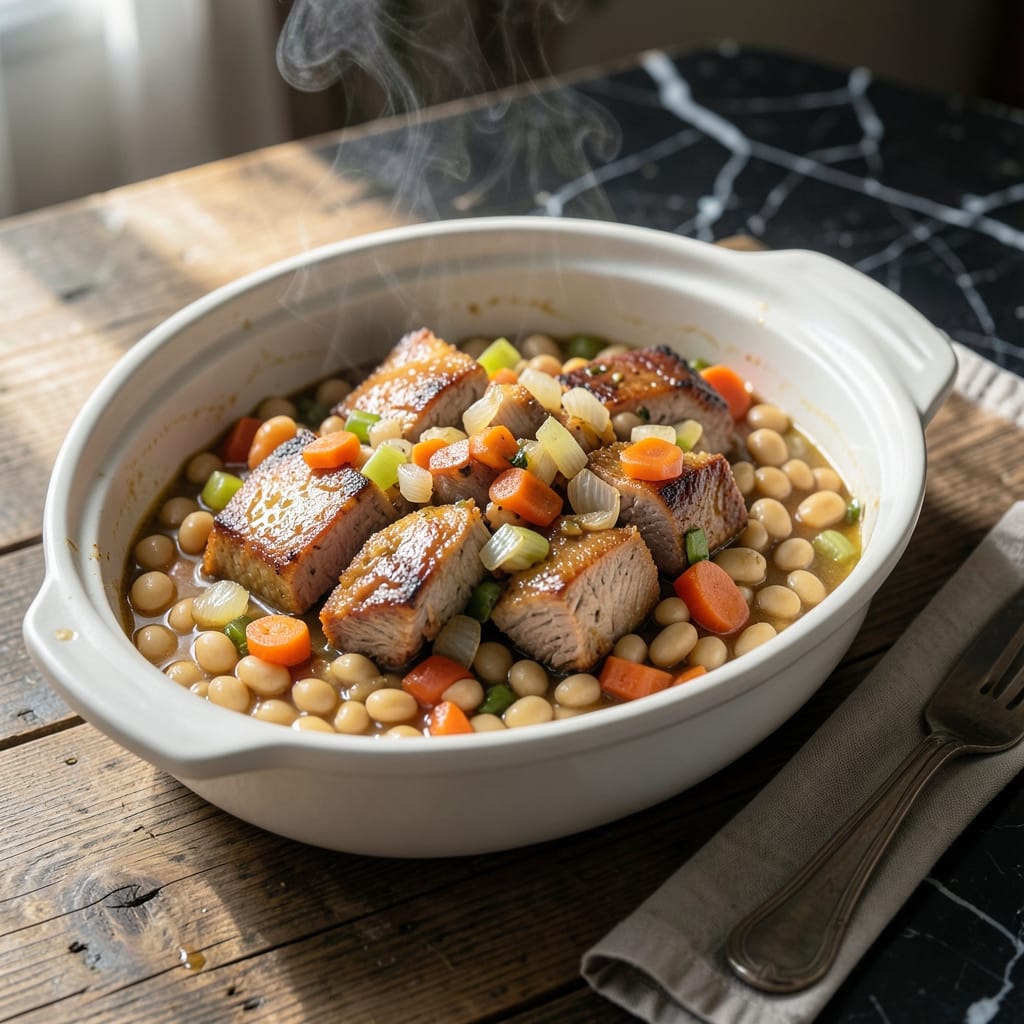 Pork Cassoulet Recipe Slow Cooker: Rustic French Flavors Hands-Free Pork Cassoulet Recipe Slow Cooker: Rustic French Flavors Hands-Free
