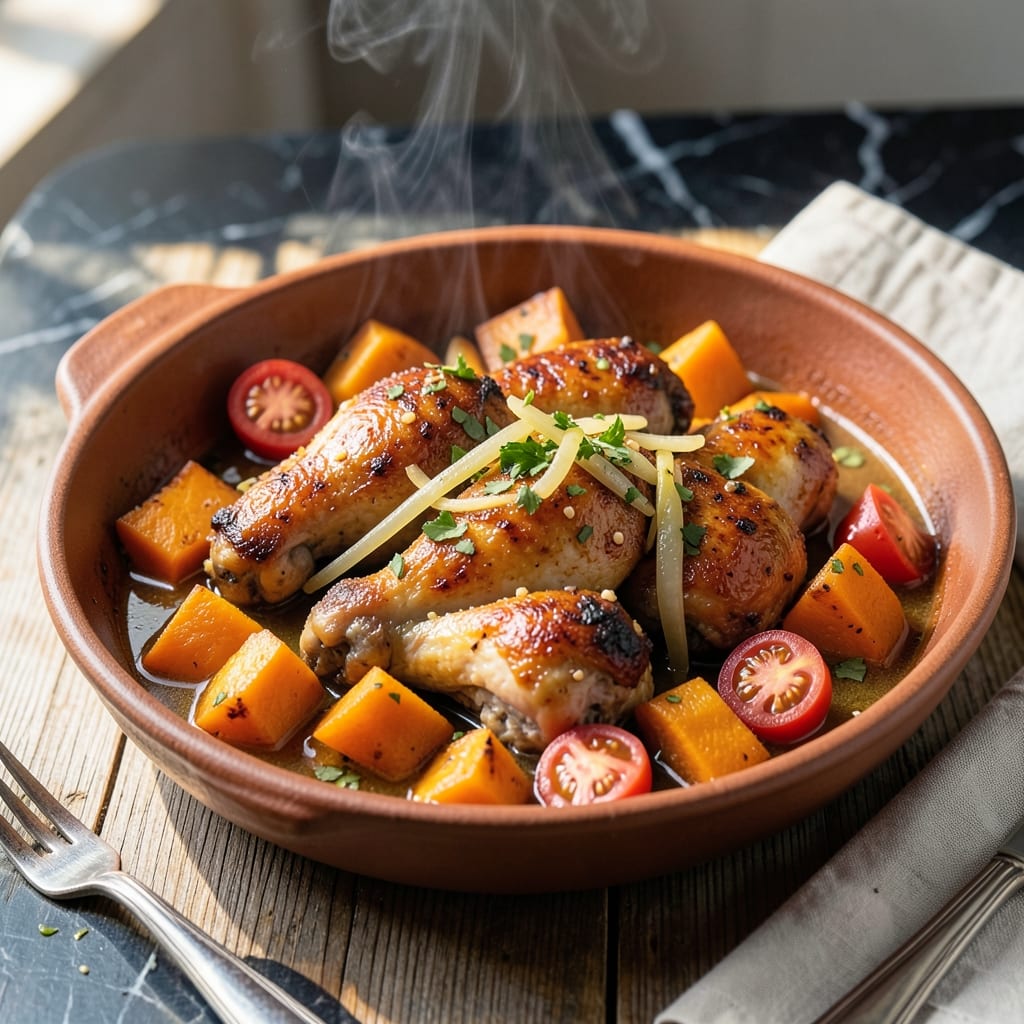 Recipe for Calabaza Con Pollo: Hearty Squash and Chicken Stew Recipe for Calabaza Con Pollo: Hearty Squash and Chicken Stew