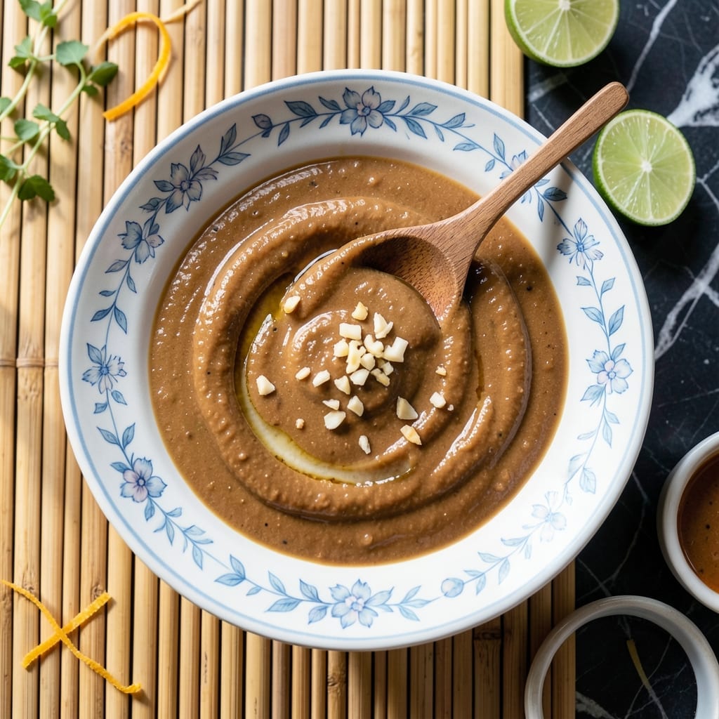 Peanut Sauce Recipe for Rice Paper Rolls: Nutty Depth With Lime Zing