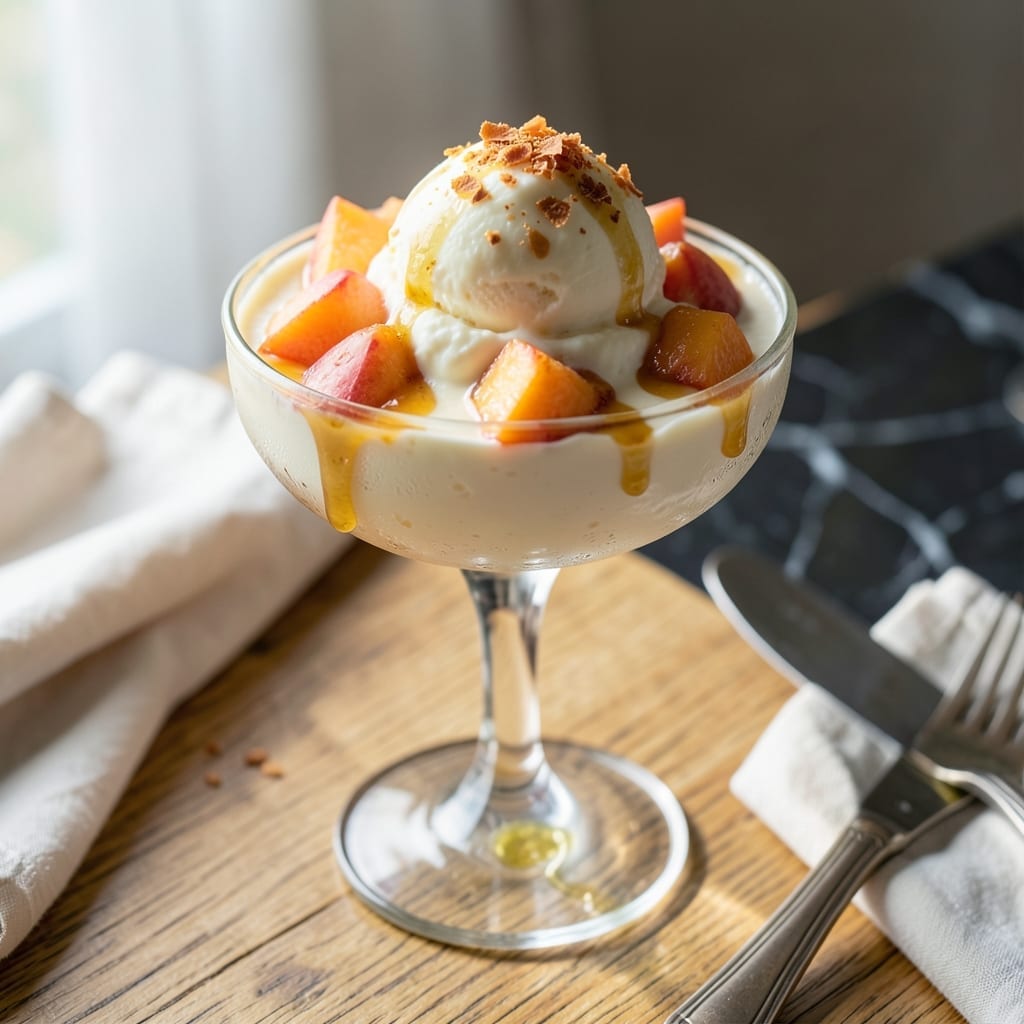 Peach Ice Cream Recipe for Cuisinart Ice Cream Maker: Smooth Churned Sweetness Peach Ice Cream Recipe for Cuisinart Ice Cream Maker: Smooth Churned Sweetness
