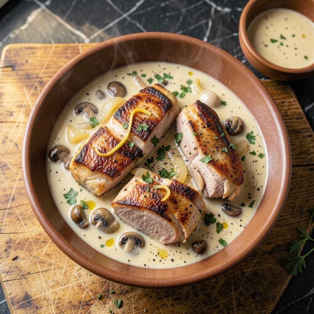 Pork Chop and Mushroom Soup Recipe in Oven: One-Pot Savory Simmer Pork Chop and Mushroom Soup Recipe in Oven: One-Pot Savory Simmer