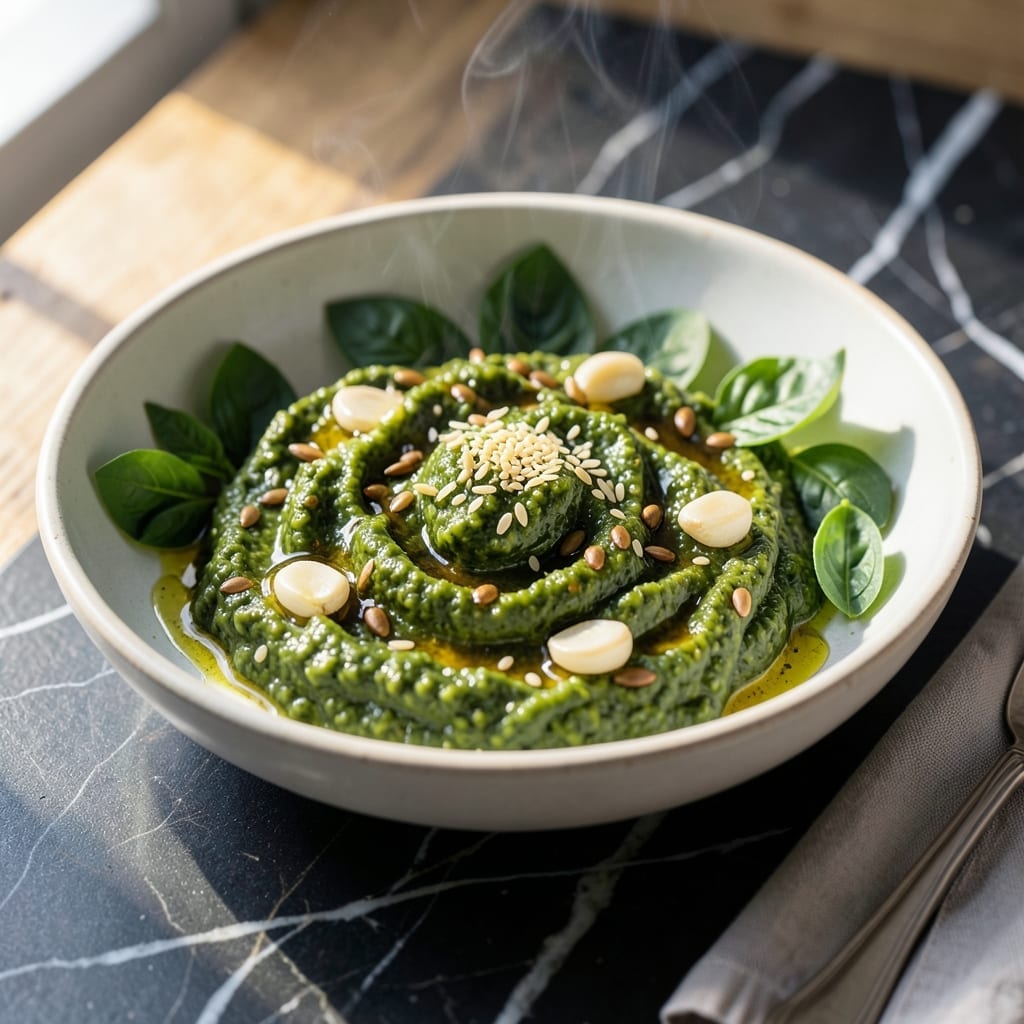 Pesto Recipe No Nuts: Basil Brilliance Without the Crunch Pesto Recipe No Nuts: Basil Brilliance Without the Crunch