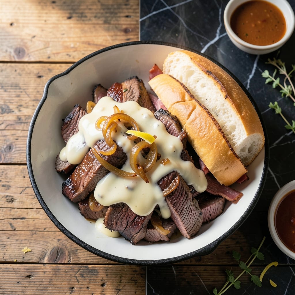 Philly Cheesesteak Recipe With Cheese Whiz: Authentic Street Sandwich at Home