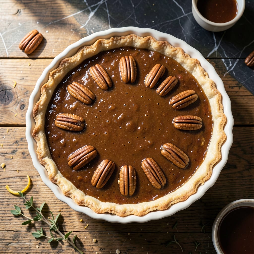 Pecan Pie Recipe With White Sugar: Buttery Sweetness in Classic Form Pecan Pie Recipe With White Sugar: Buttery Sweetness in Classic Form