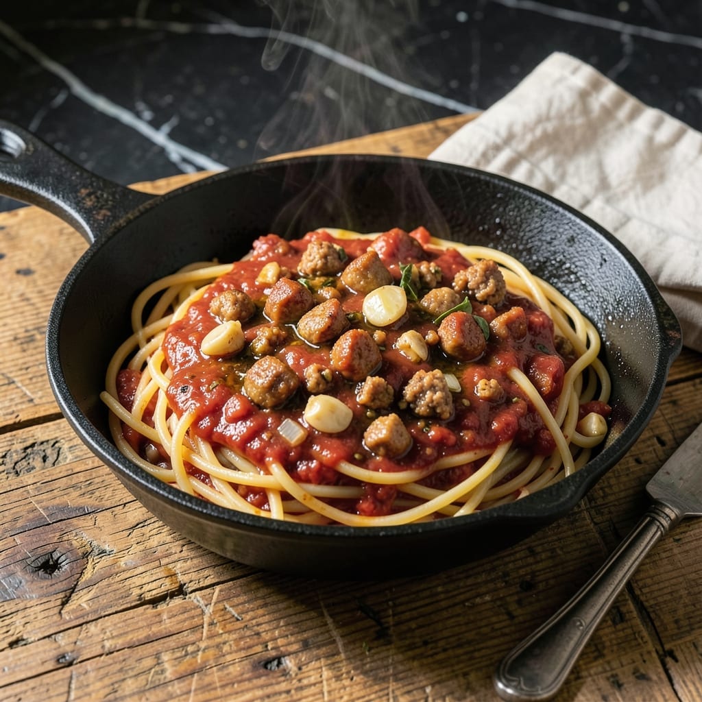 Italian Sausage Spaghetti Sauce Recipe: Rich Meat-Infused Tomato Base Italian Sausage Spaghetti Sauce Recipe: Rich Meat-Infused Tomato Base