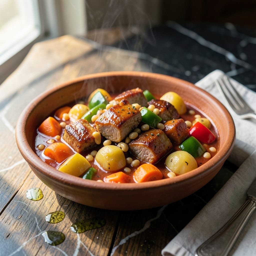 Pork Menudo Recipe Simpol: Filipino-Style Hearty Stew With Hominy and Pork Pork Menudo Recipe Simpol: Filipino-Style Hearty Stew With Hominy and Pork