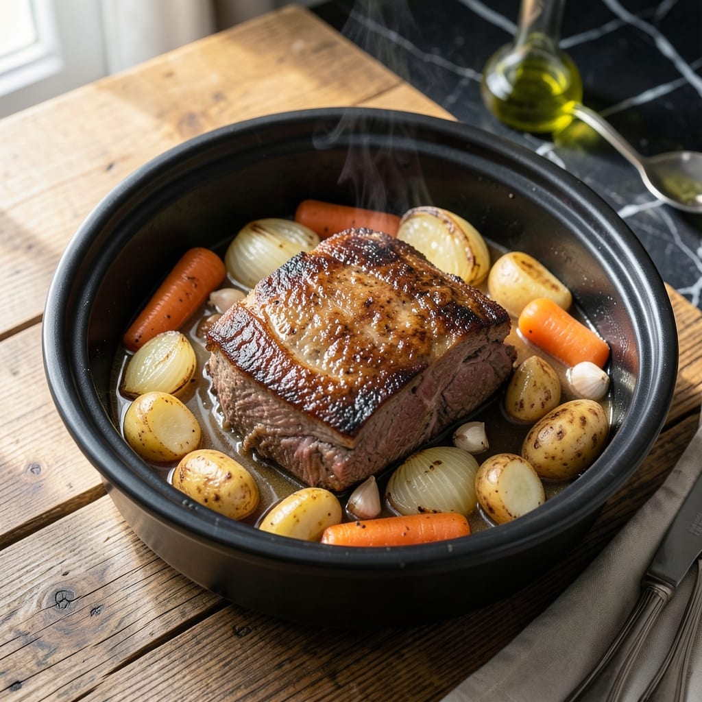 Corned Meat Recipe Slow Cooker: Melt-in-Your-Mouth Brined Beef Corned Meat Recipe Slow Cooker: Melt-in-Your-Mouth Brined Beef