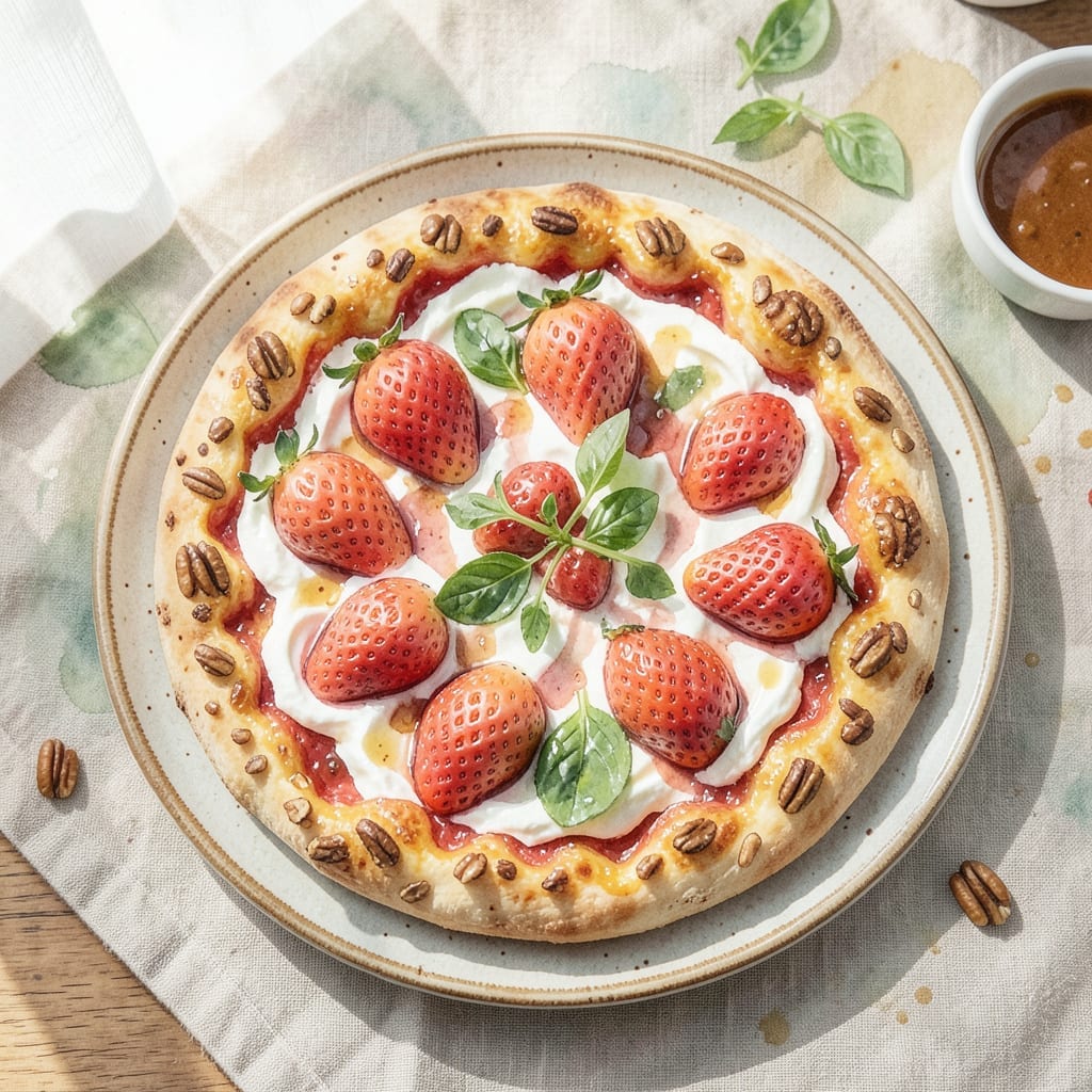 Strawberry Pizza Recipe With Pecan Crust: Sweet & Nutty Dessert Delight Strawberry Pizza Recipe With Pecan Crust: Sweet & Nutty Dessert Delight