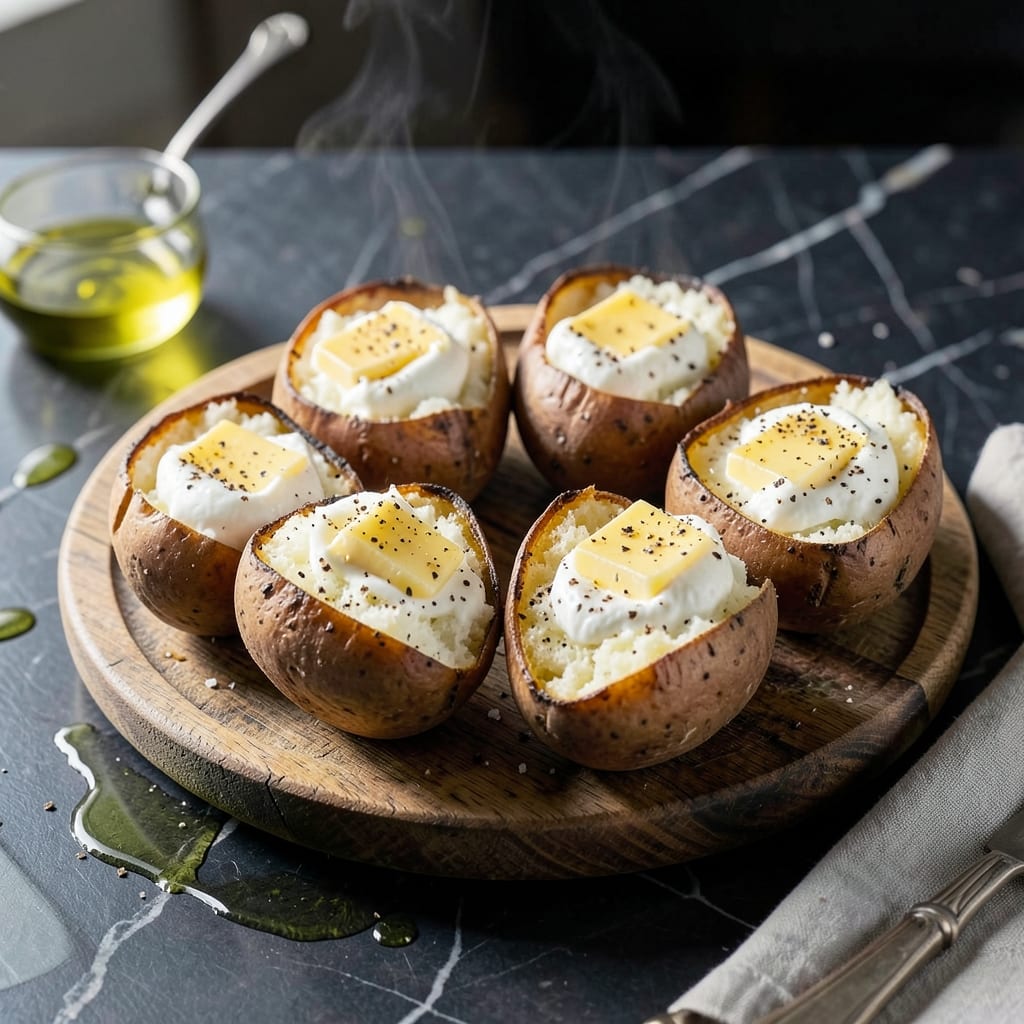 Recipe Oven Baked Potatoes: Crispy Skins With Fluffy Centers