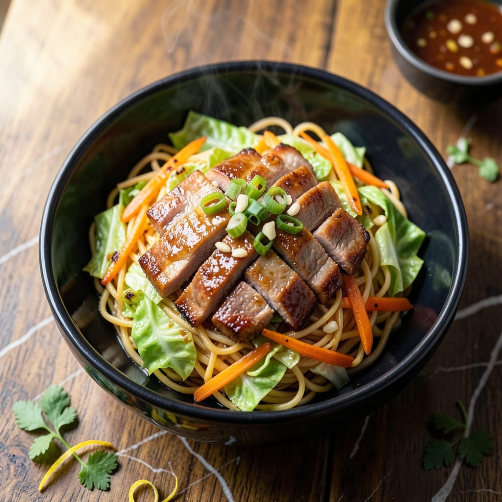 Pork Chow Mein Recipe With Cabbage: Wok-Tossed Noodles and Crunchy Veggies