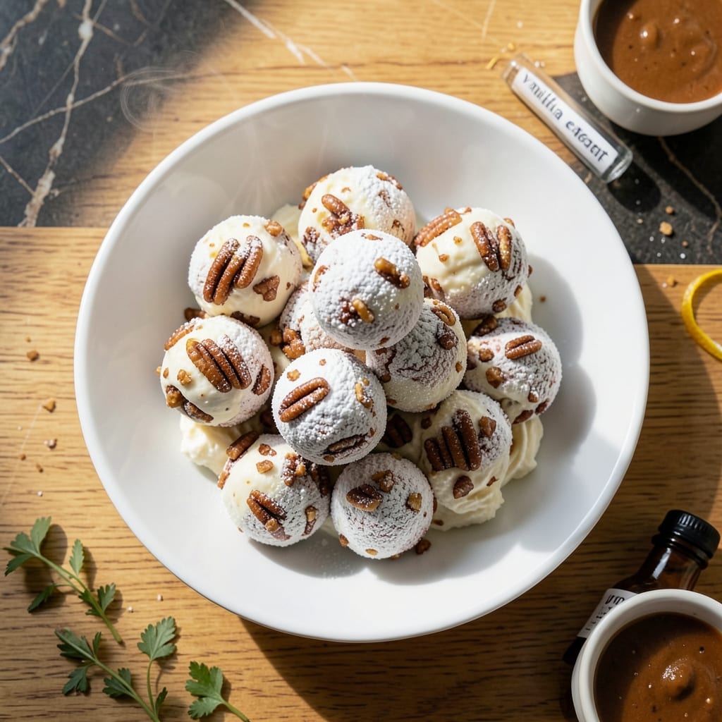 Pecan Balls Recipe 4 Ingredients: No-Bake Holiday Treats