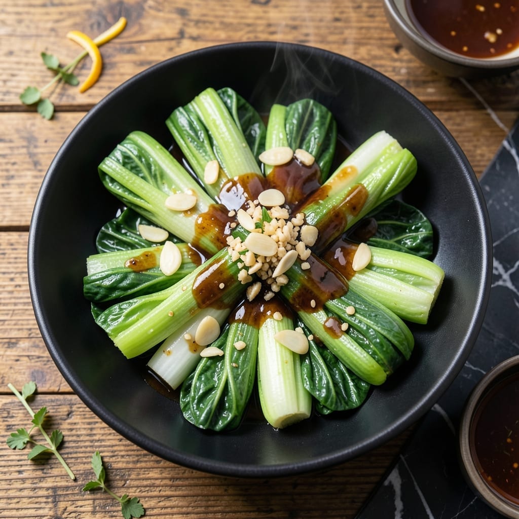 Bok Choy Asian Recipe: Stir-Fried Crunch With Garlic and Ginger