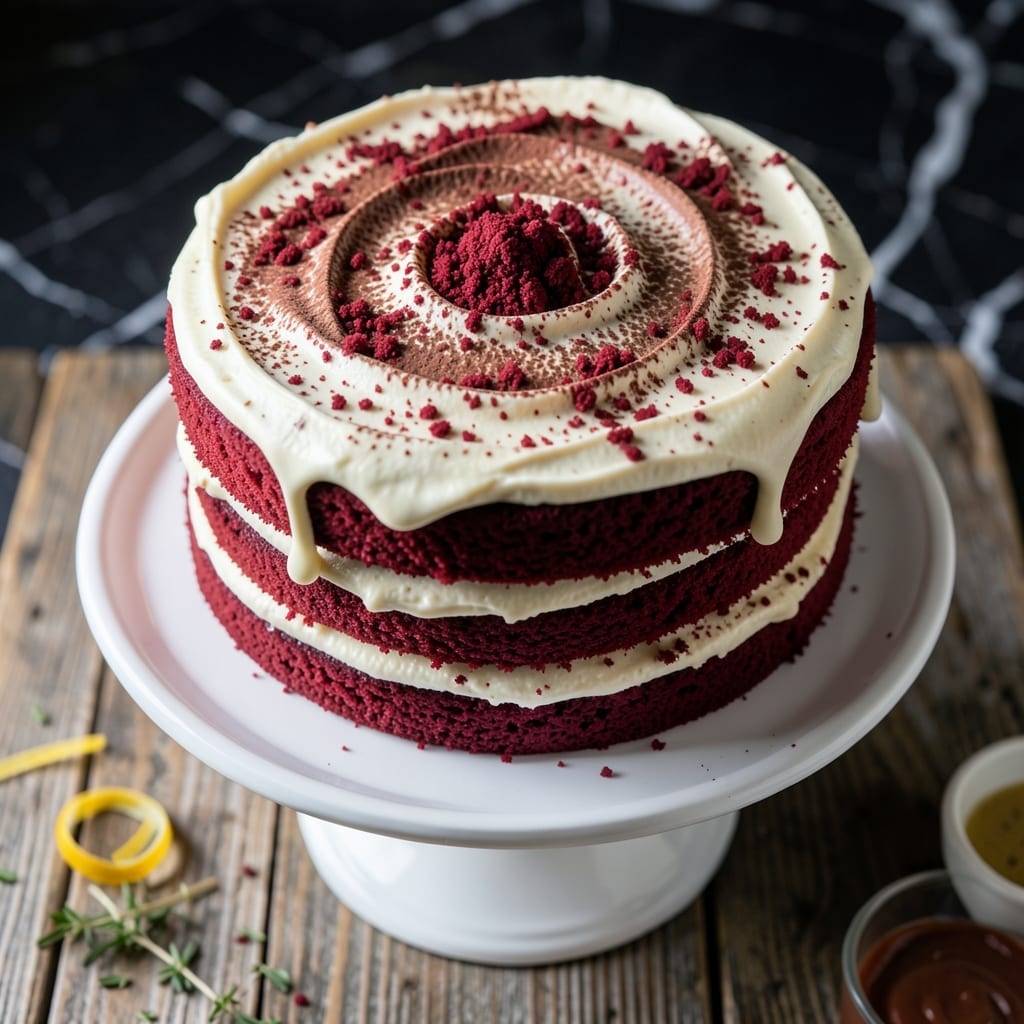 Southern Living Red Velvet Cake Recipe: Classic Layers With Cream Cheese Swirls