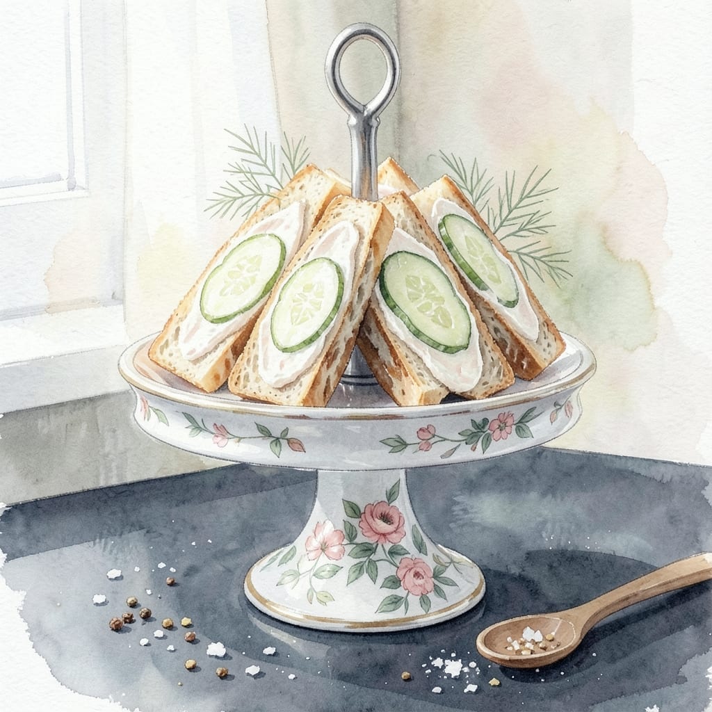Cucumber Tea Sandwich Recipe Cream Cheese: Elegant Afternoon Spread With Fresh Herbs Cucumber Tea Sandwich Recipe Cream Cheese: Elegant Afternoon Spread With Fresh Herbs
