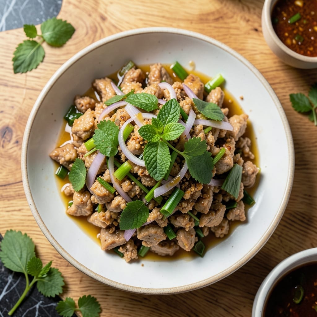 Recipe For Larb Thai Salad: Zesty Herb-Packed Freshness Recipe For Larb Thai Salad: Zesty Herb-Packed Freshness