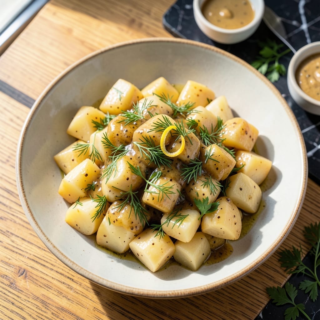 Potato Salad Recipe Without Mayo: Zesty Mustard and Herb Infusion Potato Salad Recipe Without Mayo: Zesty Mustard and Herb Infusion