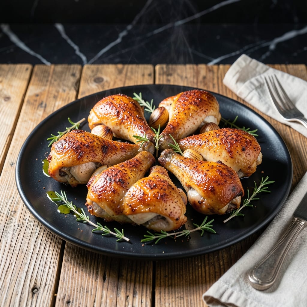 Chicken Thigh Recipe Crispy Skin: Golden Crust Over Succulent Meat Chicken Thigh Recipe Crispy Skin: Golden Crust Over Succulent Meat
