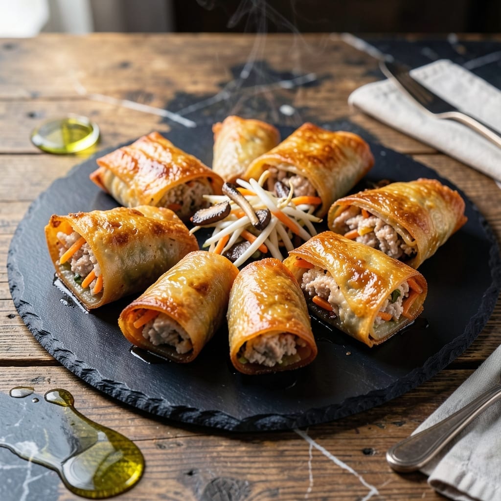 Chicken Egg Roll Recipe Without Cabbage: Crispy Wrappers With Savory Filling Chicken Egg Roll Recipe Without Cabbage: Crispy Wrappers With Savory Filling