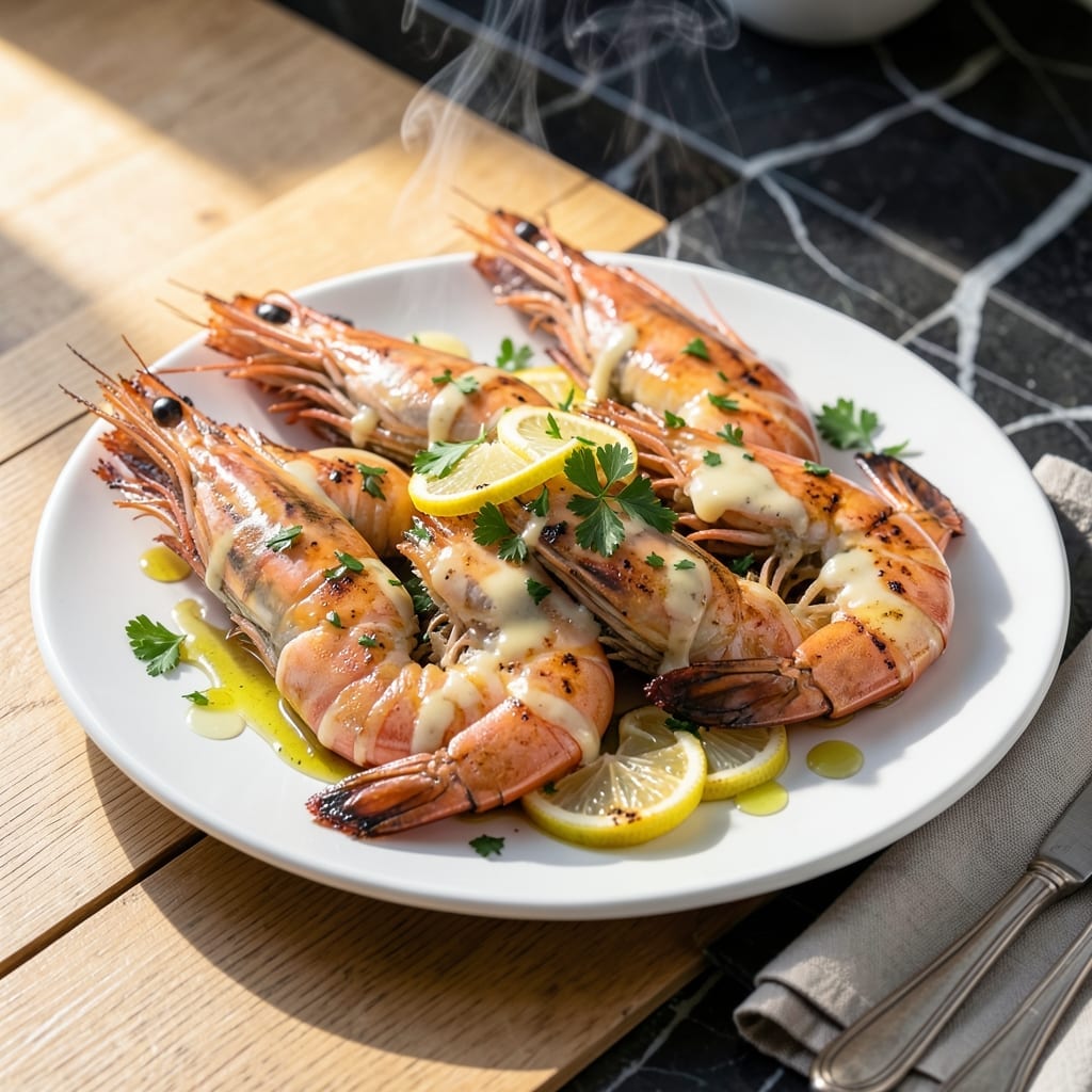 Recipe For Colossal Shrimp: Garlic-Butter Infused Jumbos