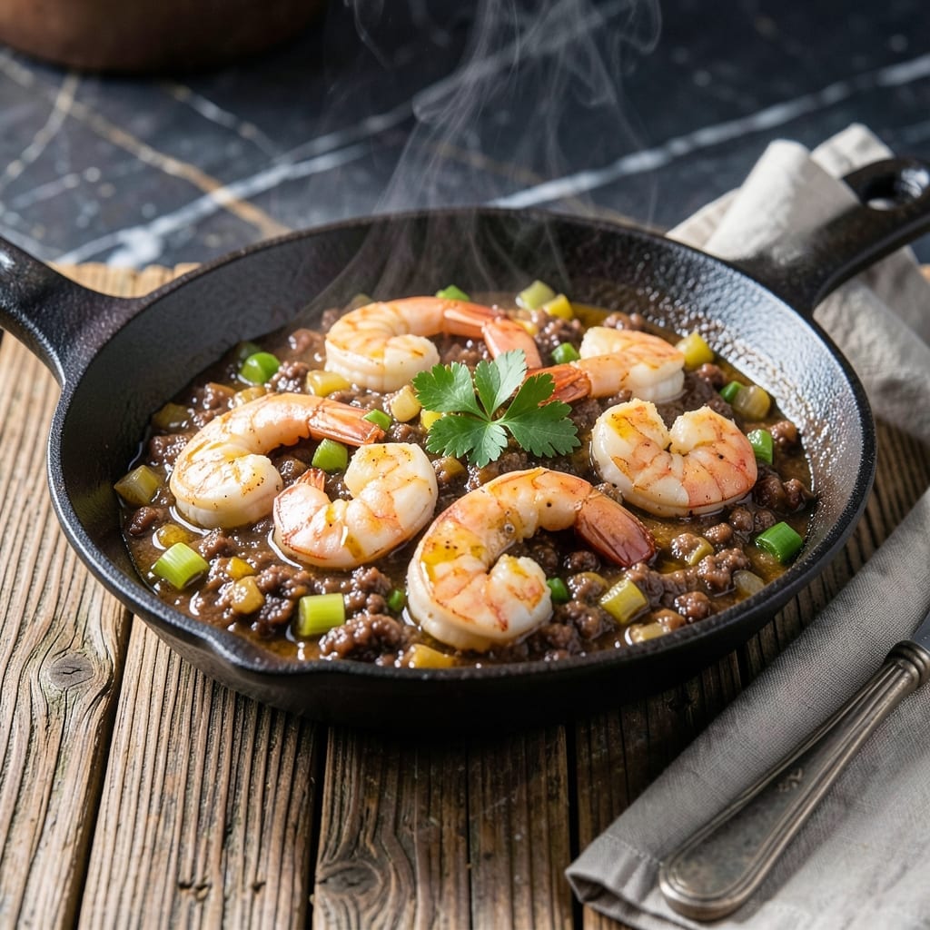 Recipe for Shrimp ÉTouffée: Cajun Spice in a Rich Roux Sauce Recipe for Shrimp ÉTouffée: Cajun Spice in a Rich Roux Sauce