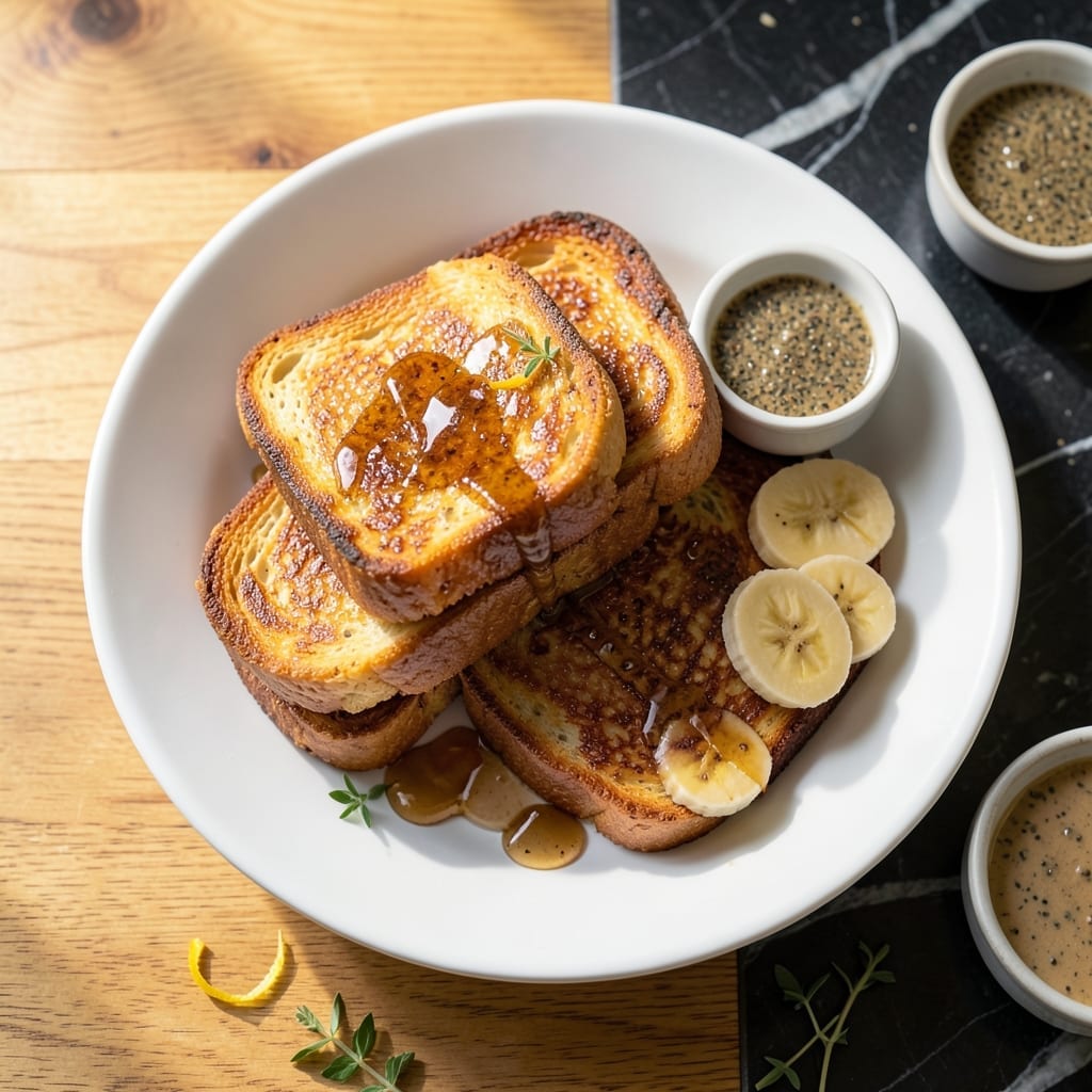French Toast Recipe Without Eggs: Fluffy Cinnamon-Spiced Slices French Toast Recipe Without Eggs: Fluffy Cinnamon-Spiced Slices