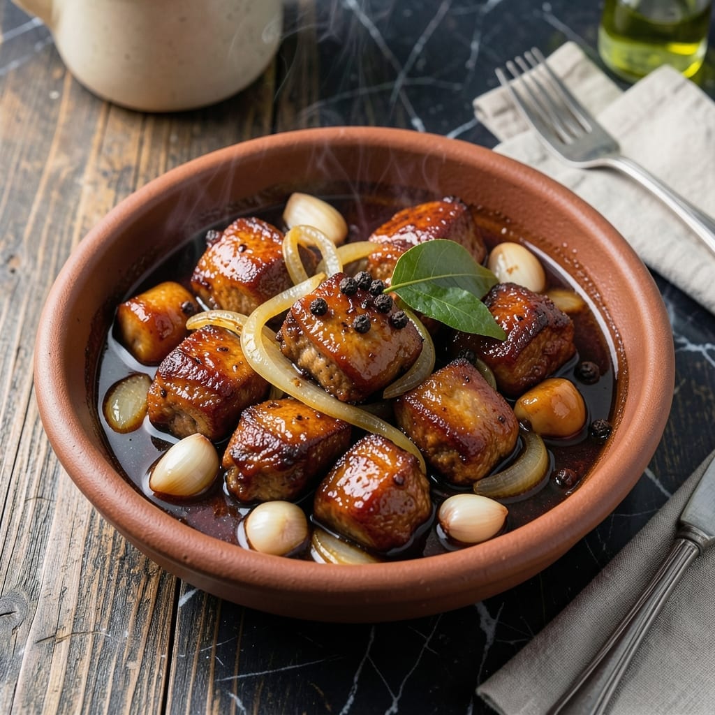 Pork Adobo Sa Asin Recipe Panlasang Pinoy: Vinegar-Braised Pork With Garlicky Depth