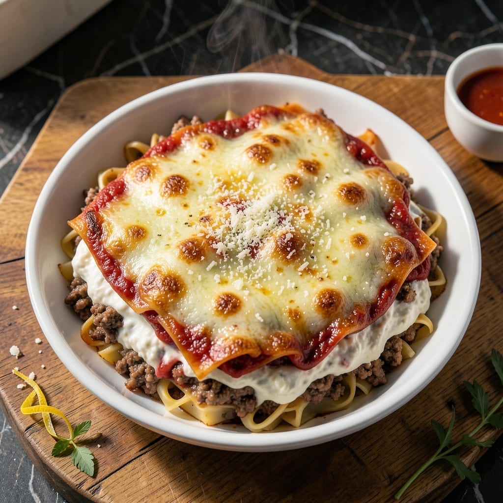Lasagna Recipe With Ricotta Cheese: Layered Italian Comfort With Creamy Richness