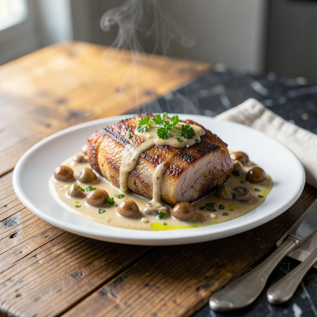 Pork Chop Cream of Mushroom Recipe Oven: Baked to Juicy Perfection Pork Chop Cream of Mushroom Recipe Oven: Baked to Juicy Perfection