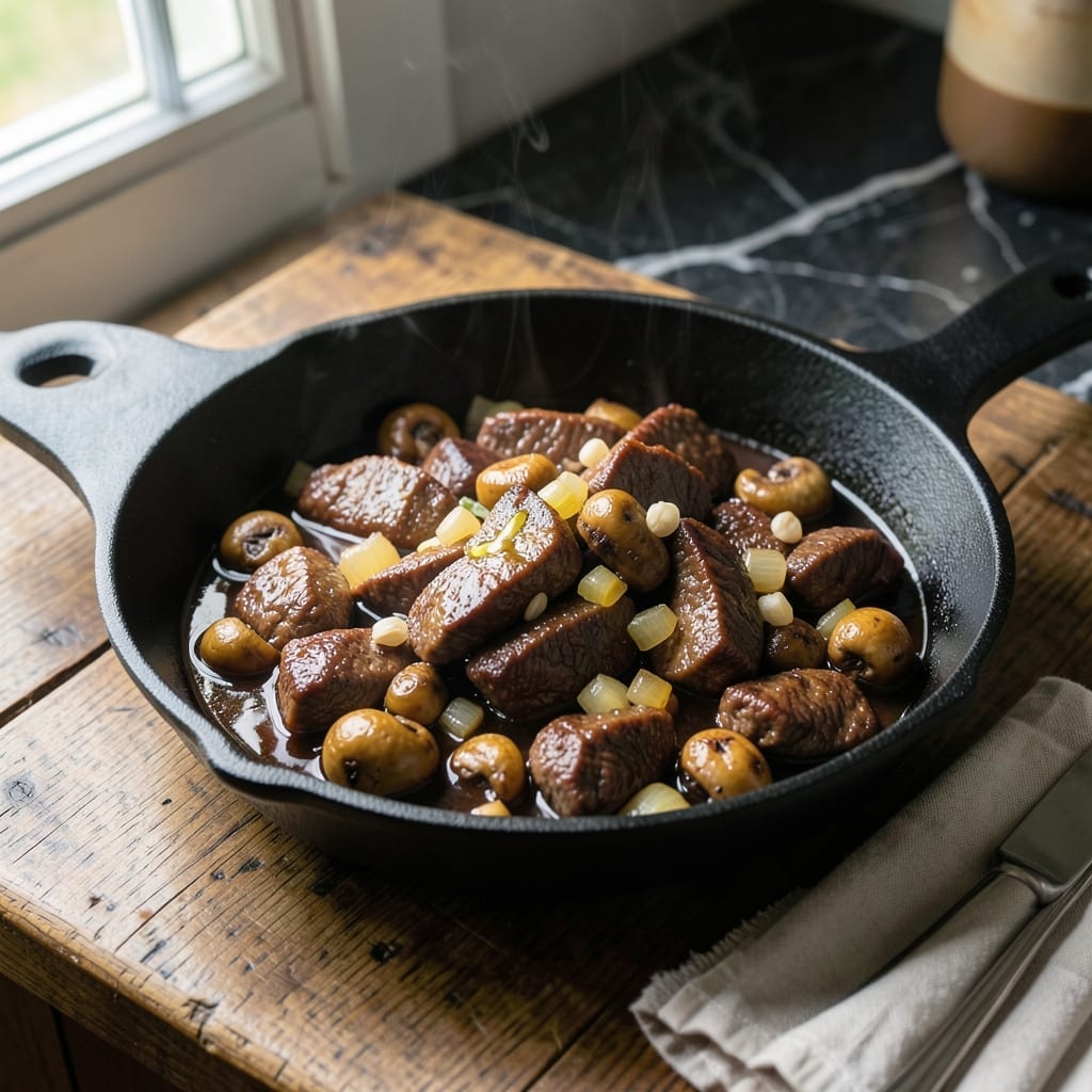 Beef Tips Recipe Slow Cooker: Melt-In-Your-Mouth Tenderness With Mushroom Gravy Beef Tips Recipe Slow Cooker: Melt-In-Your-Mouth Tenderness With Mushroom Gravy
