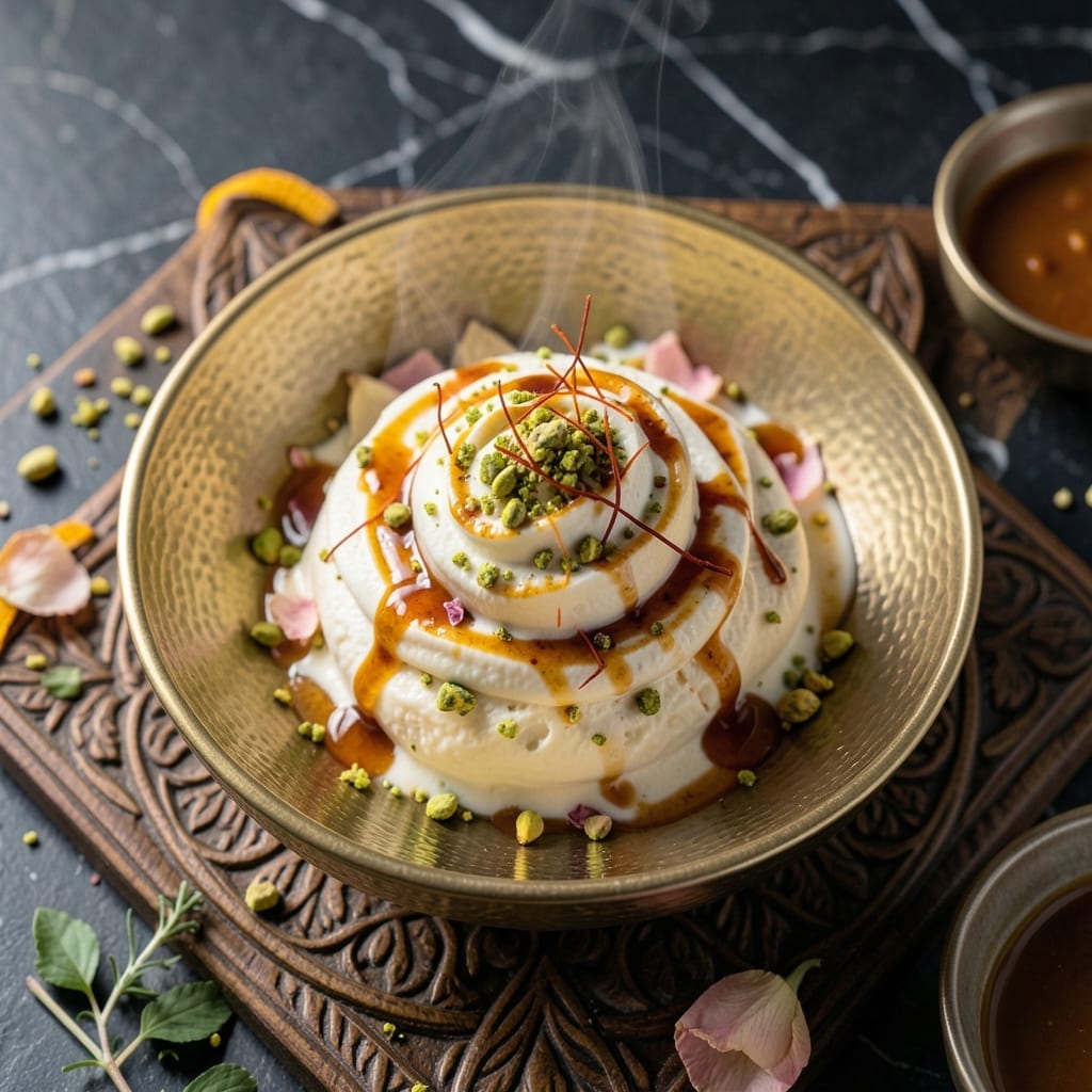 Persian Ice Cream Recipe With Vanilla Ice Cream: Saffron-Infused Rosewater Delight Persian Ice Cream Recipe With Vanilla Ice Cream: Saffron-Infused Rosewater Delight