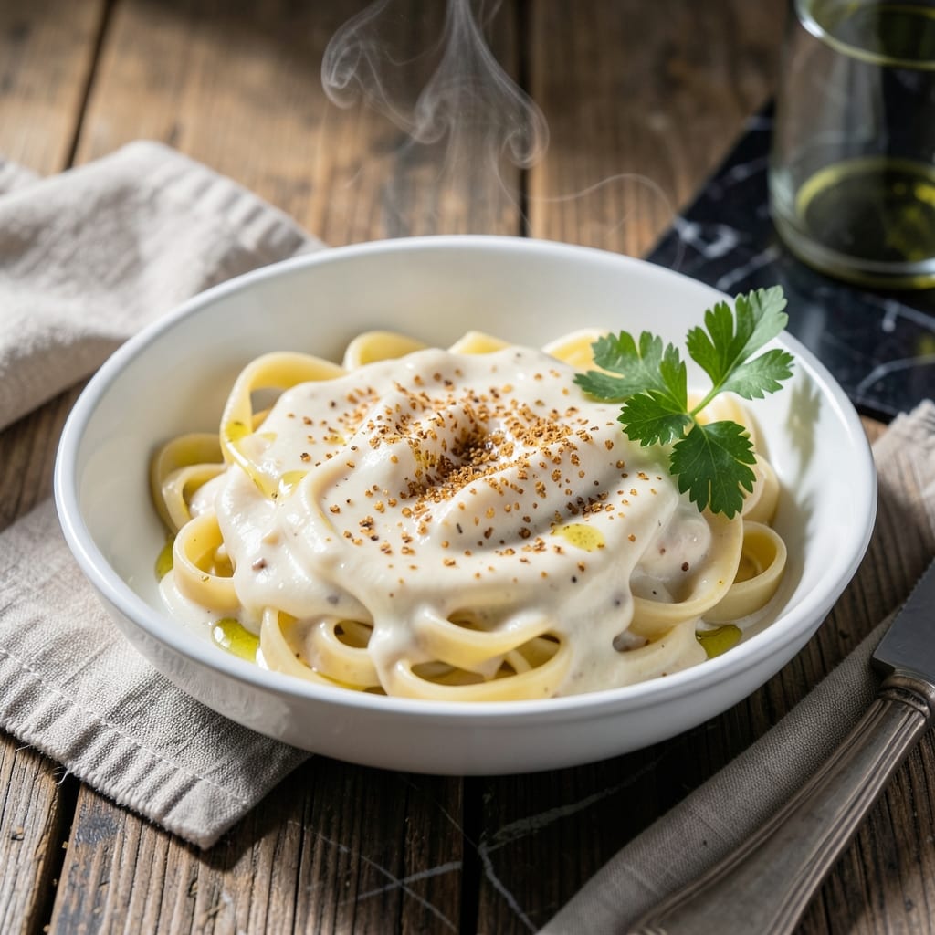 Alfredo Recipe Without Parmesan: Creamy Garlic Sauce With a Dairy-Free Twist Alfredo Recipe Without Parmesan: Creamy Garlic Sauce With a Dairy-Free Twist