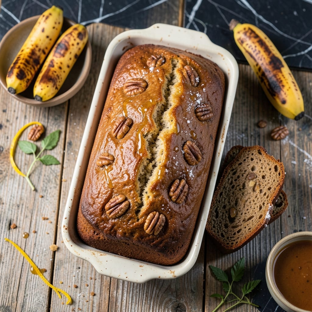Banana Nut Bread Recipe Moist: Buttery Walnuts and Overripe Banana Magic Banana Nut Bread Recipe Moist: Buttery Walnuts and Overripe Banana Magic