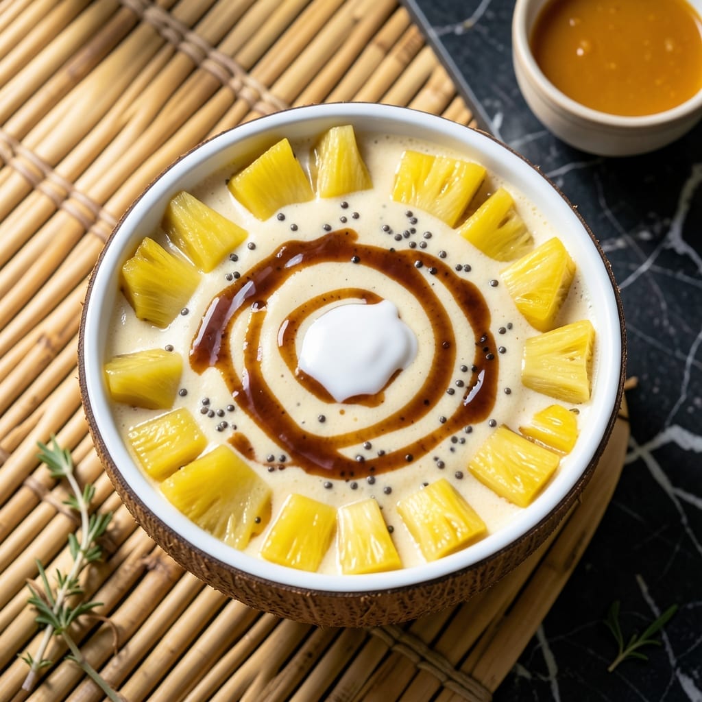 Pina Colada Smoothie Recipe Without Banana: Creamy Coconut-Pineapple Blend Pina Colada Smoothie Recipe Without Banana: Creamy Coconut-Pineapple Blend