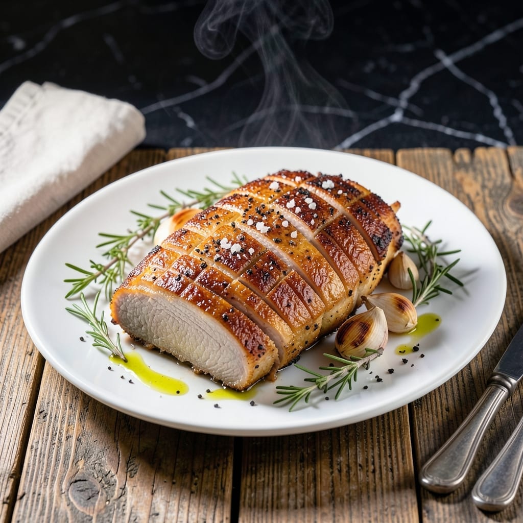 Pork Loin Recipe With Crackling: Golden Crust and Succulent Meat Pork Loin Recipe With Crackling: Golden Crust and Succulent Meat