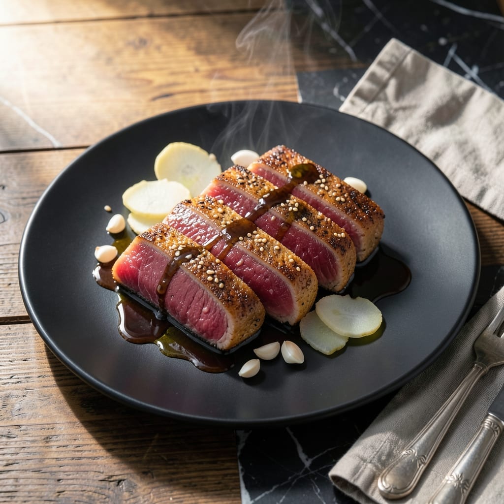Ahi Tuna Oven Recipe: Flake-Perfect With Sesame Crust