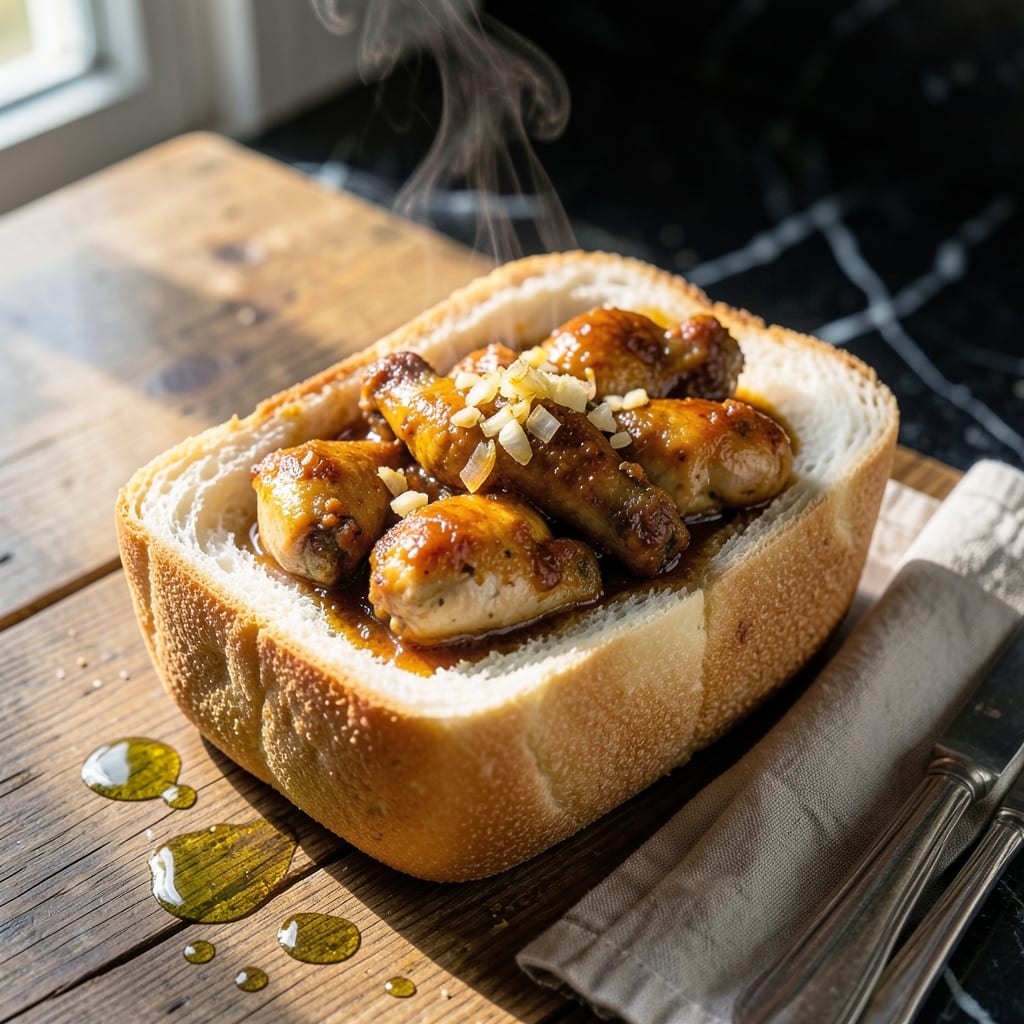 South African Chicken Recipe Bunny Chow: Spiced Curry in a Bread Bowl