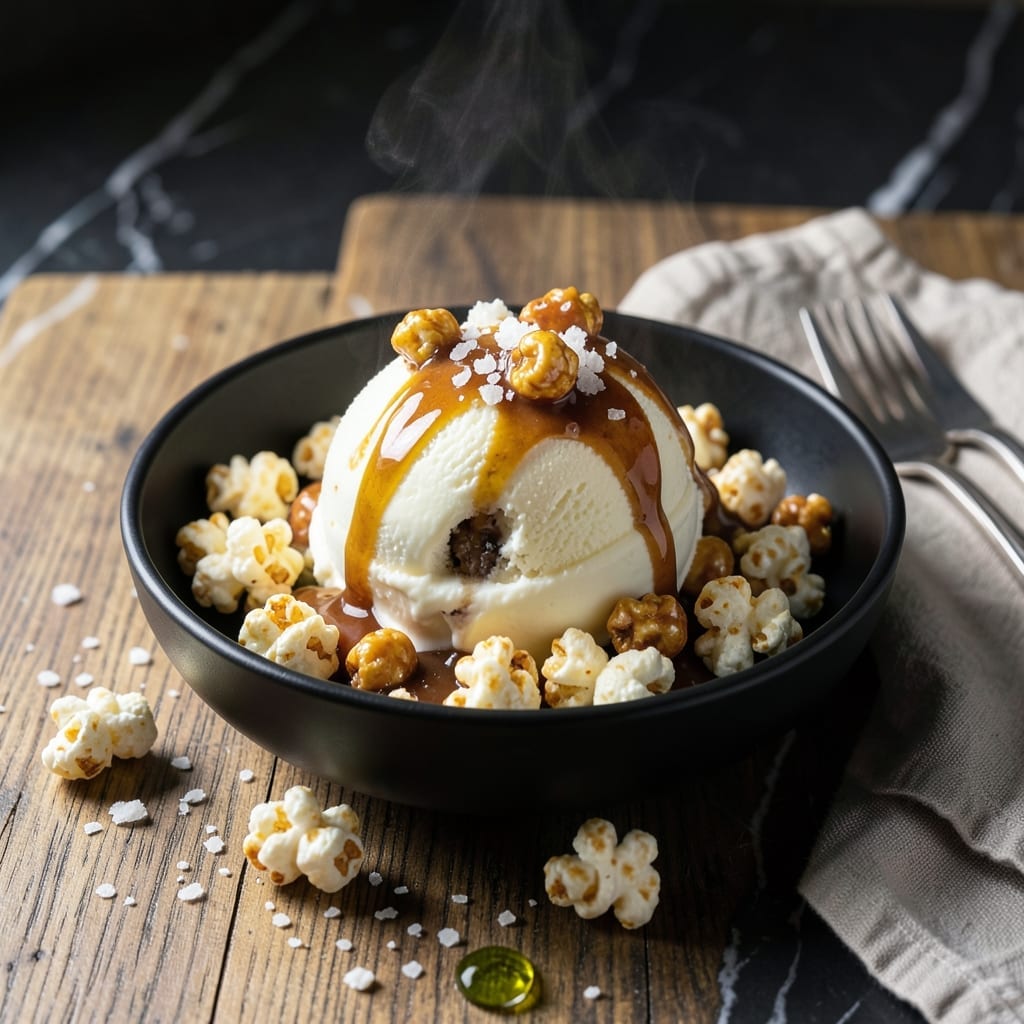 Popcorn Ice Cream Recipe MasterChef: Sweet and Salty Frozen Delight