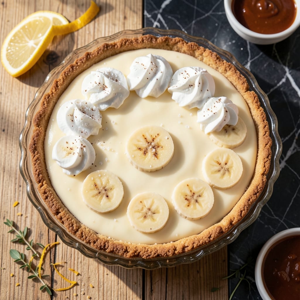 Banana Cream Pie Recipe With Pudding: Silky Layers in a Buttery Crust Banana Cream Pie Recipe With Pudding: Silky Layers in a Buttery Crust