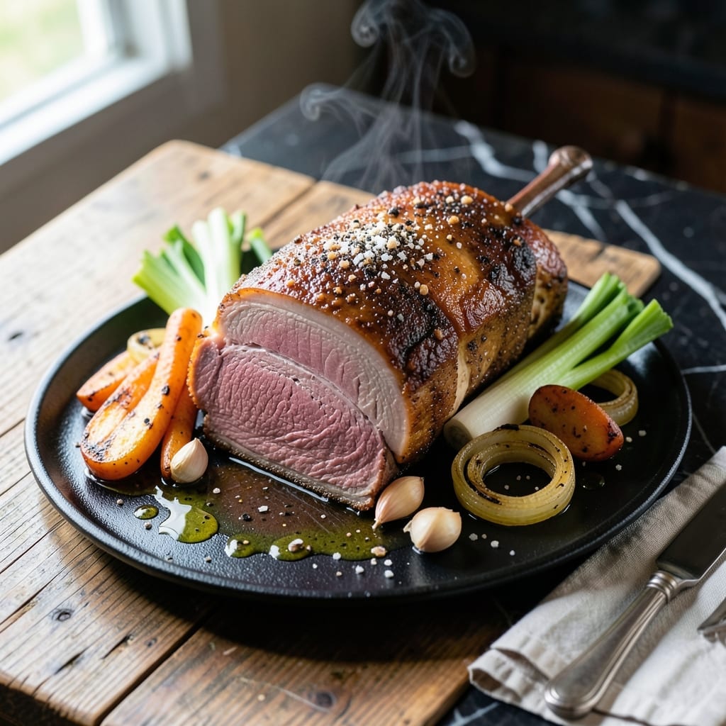 Recipe for Elk Roast: Slow-Braised Wild Game with Herb-Rich Depth