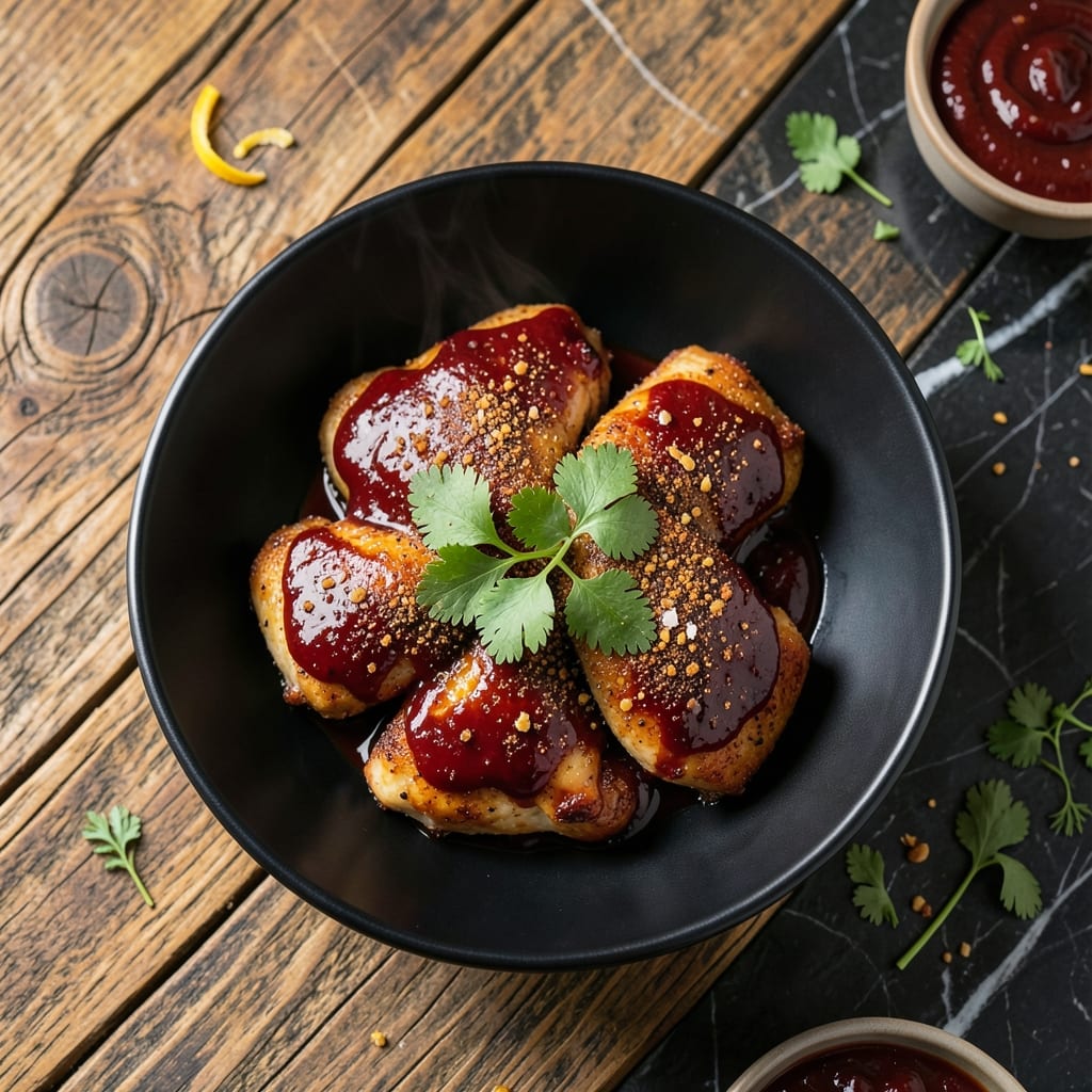 BBQ Chicken Thighs Recipe Oven: Smoky Char Without the Grill BBQ Chicken Thighs Recipe Oven: Smoky Char Without the Grill
