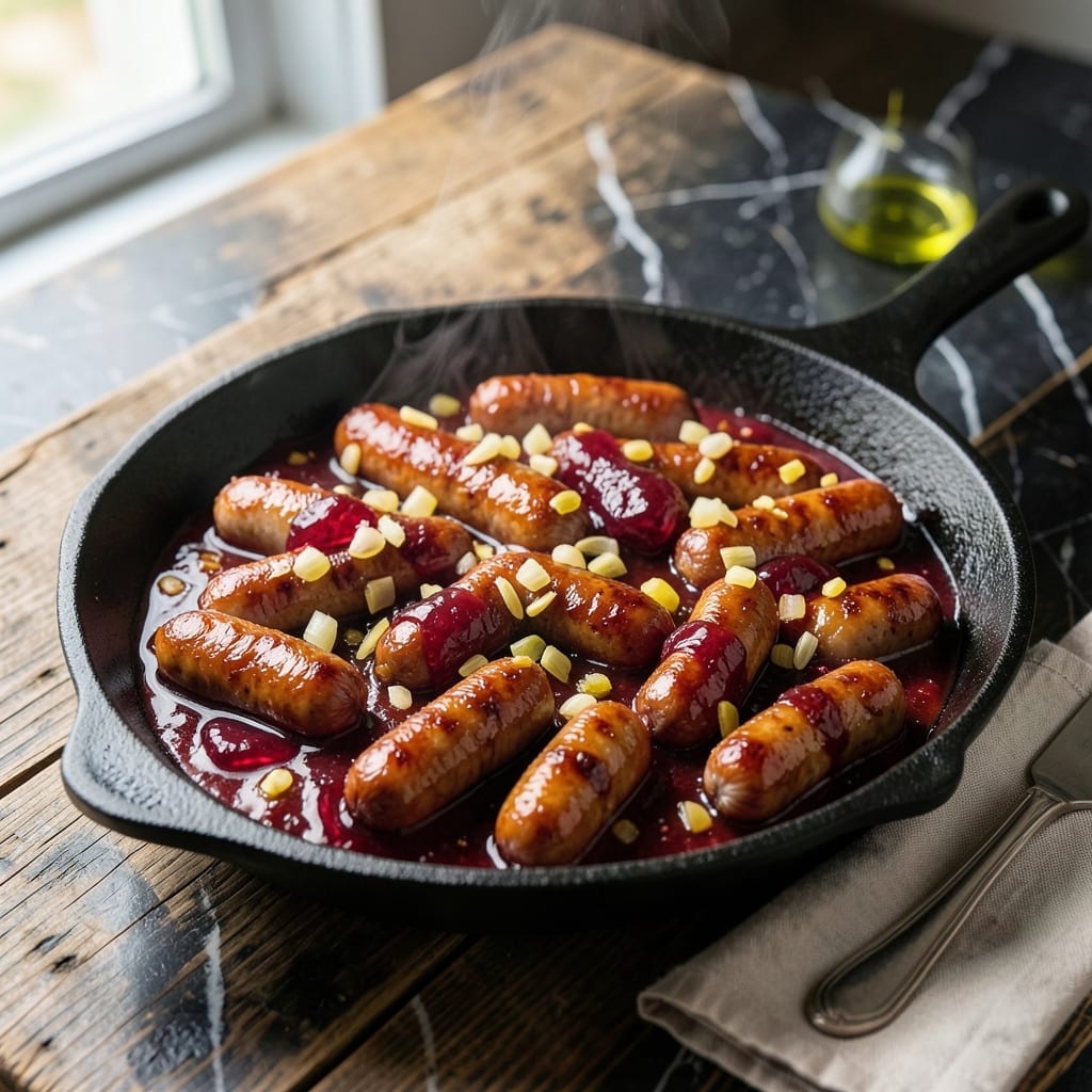 Little Smokies Recipe With Jelly: Sweet-Spicy Glazed Bites for a Crowd Little Smokies Recipe With Jelly: Sweet-Spicy Glazed Bites for a Crowd